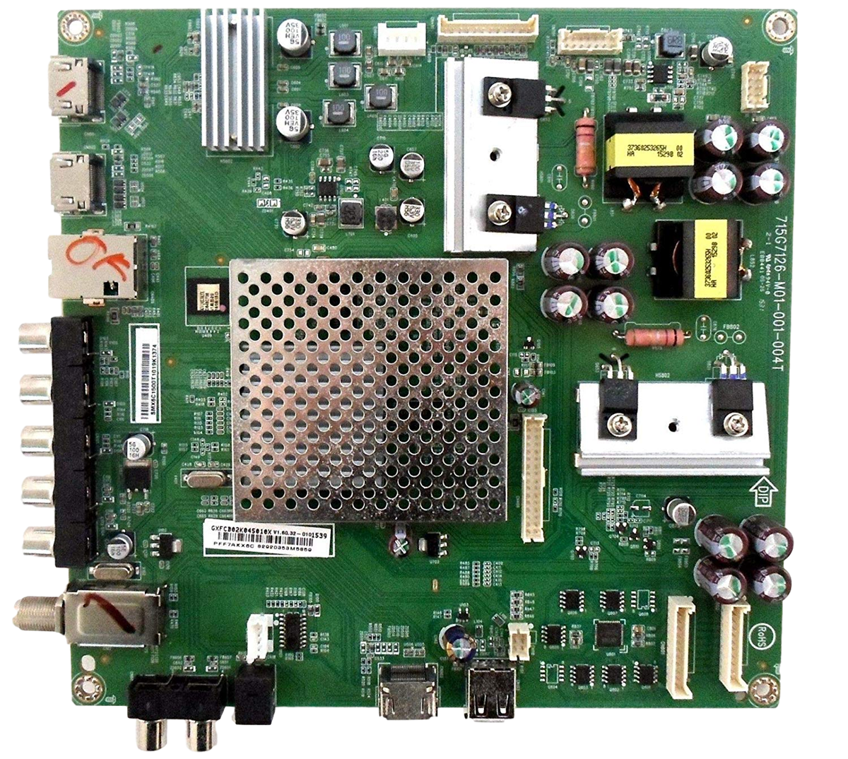 756TXFCB02K0450 Vizio TV Module, Main Board, 715G7126-M01-001-004T, GXFCB02K045010X, PFF7AKX6C, E50-C1, E50C1, E50-C1 LTC6SKR