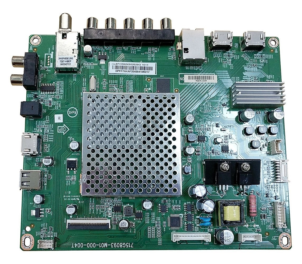 756TXFCB02K0620 Vizio Main Board, 756TXFCB02K062, (Q)XFCB02K062020Q, BPFF7AKAF3, 715G8093-M01-000-004T, D43-D1