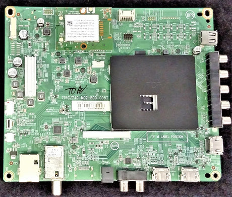756TXFCB06K0030 Vizio Main Board, (X)XFCB06K003050X, 715G7740-M02-B00-005T, E50-D1