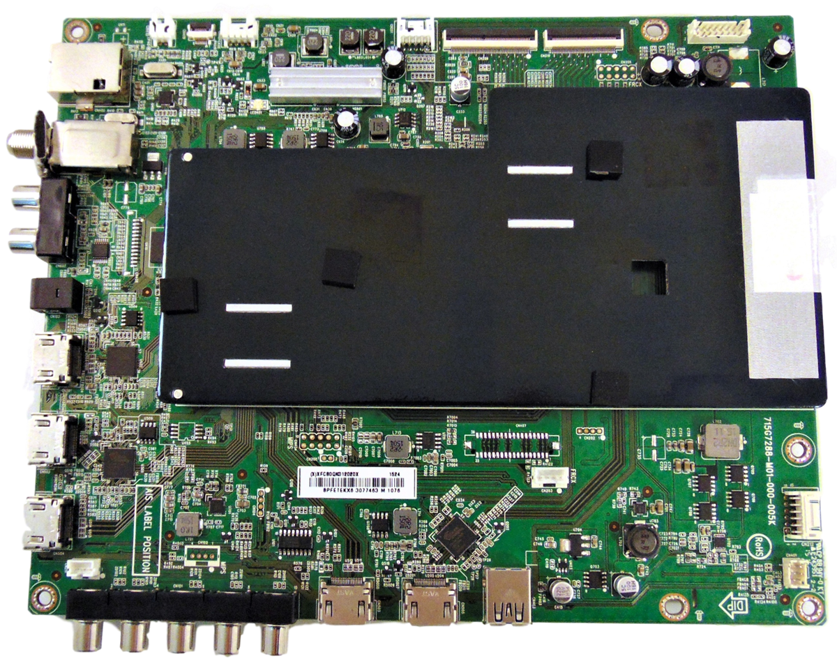 756TXFCB0QK0120 Vizio Main Board, 756TXFCB0QK012, 715G7288-M02-000-005T, GXFCB0QK012040X, GXFCB0QK012030X, GXFCB0QK012020X, CBPFETEKX6C, M50-C1