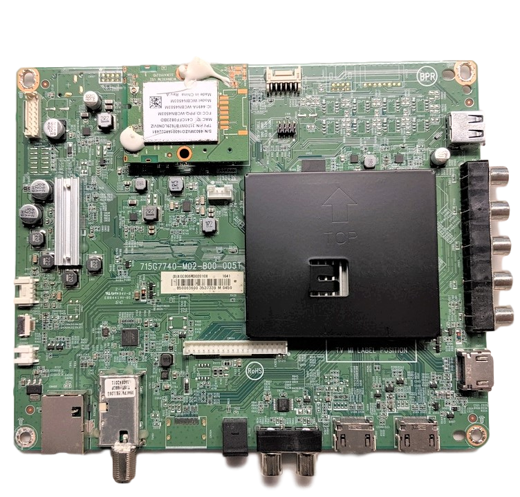 756TXGCB06K0020 Vizio Main Board, 756TXGCB06K002, (X)XGCB06K002010X, 715G7740-M02-B00-005T, E50-D1