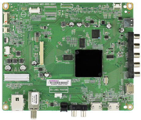 756TXHCB02K0160 Vizio Main Board, 715G8320-M01-B00-004Y, (X)XHCB02K016020X, BPRG8KKX1, D50F-E1