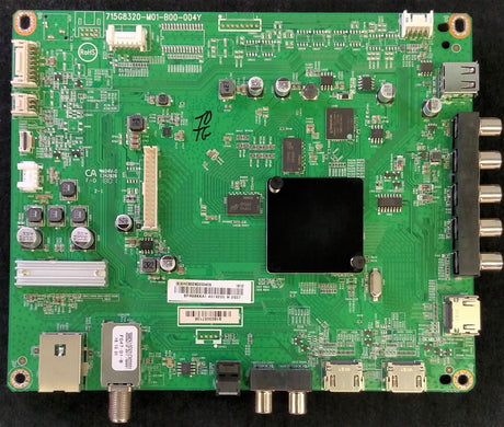 756TXHCB02K0200 Vizio Main Board, 756TXHCB02K020, 715G8320-M01-B00-004Y, (X)XHCB02K020040X, D50f-F1