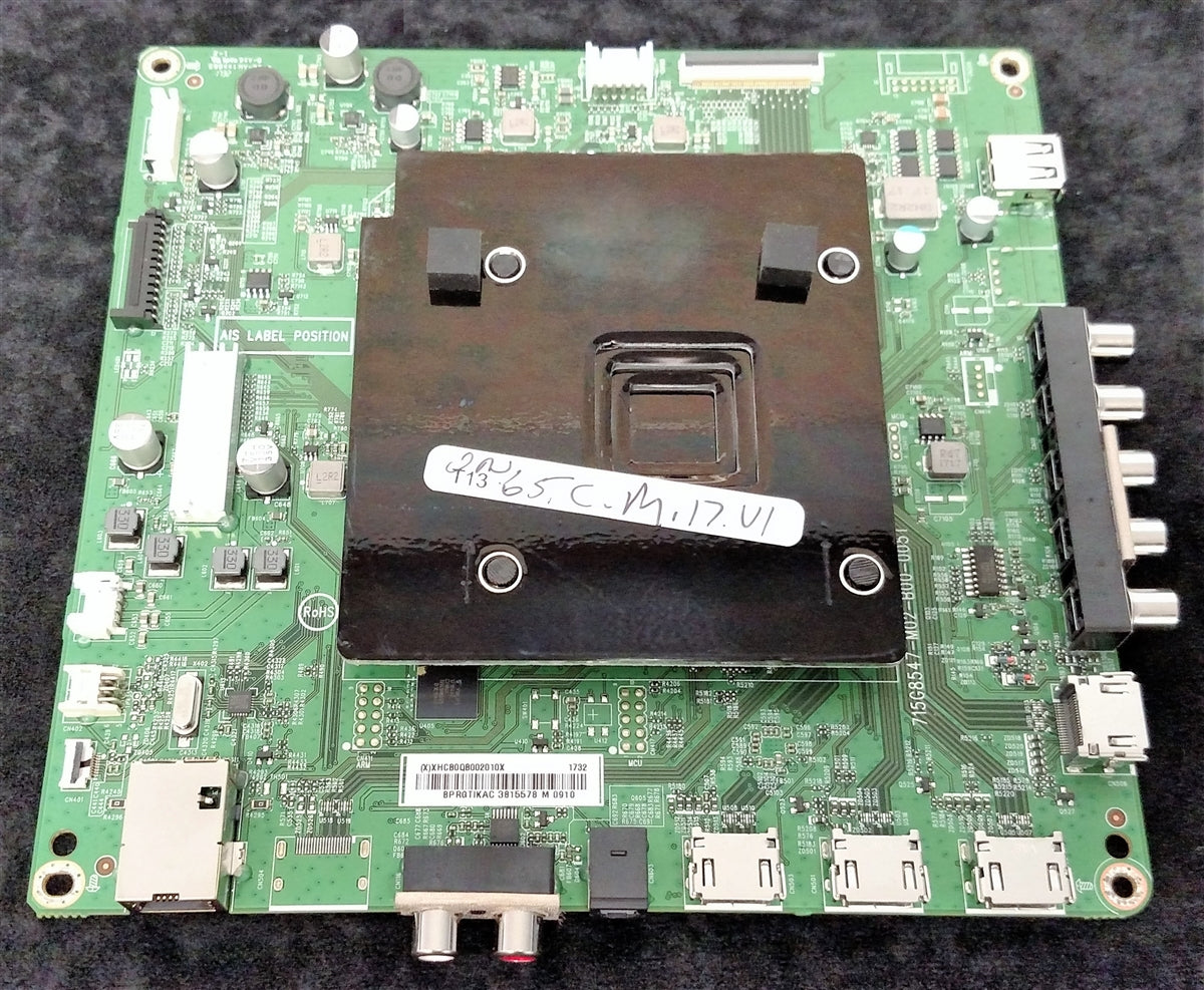 756TXHCB0QB002 Vizio Main Board, 715G8547-M02-B00-005T, (X)XHCB0QB002, E65-E1