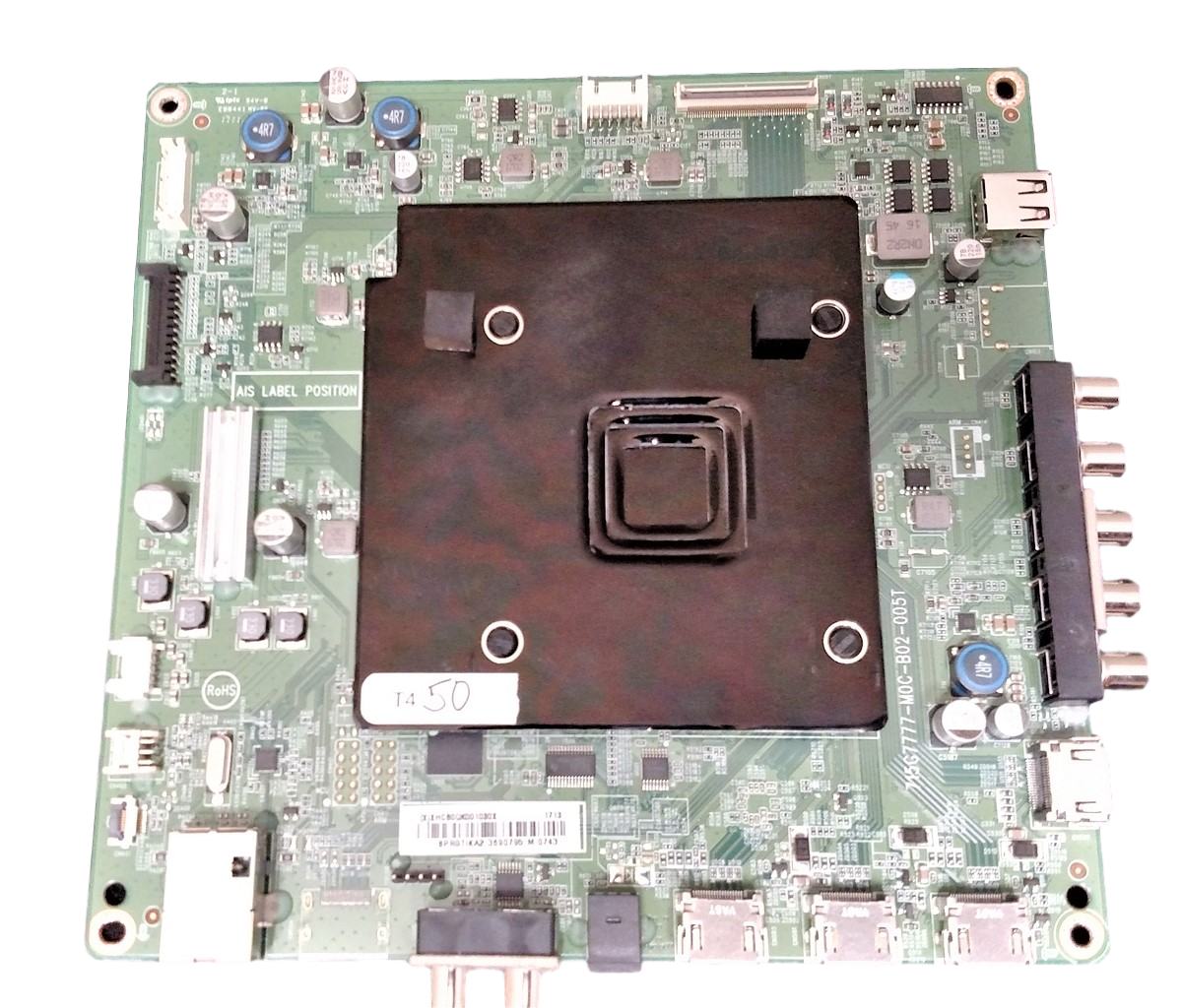756TXHCB0QK0010 Vizio Main Board, 715G7777-M0C-B02-005T, (X)XHBC0QK001030X, M50-E1