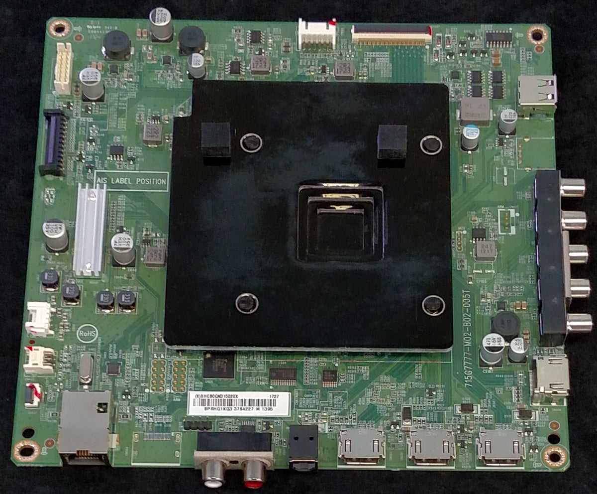 756TXHCB0QK015 VIZIO MAIN BOARD, (X)XHCB0QK015020X, 715G7777-M02-B02-005T, M50-E1