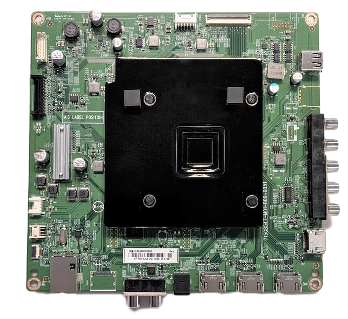 756TXHCB0QK019 Vizio Main Board, (X)XHCB0QK019020X, 715G8547-M01-B00-005T, E55-E1