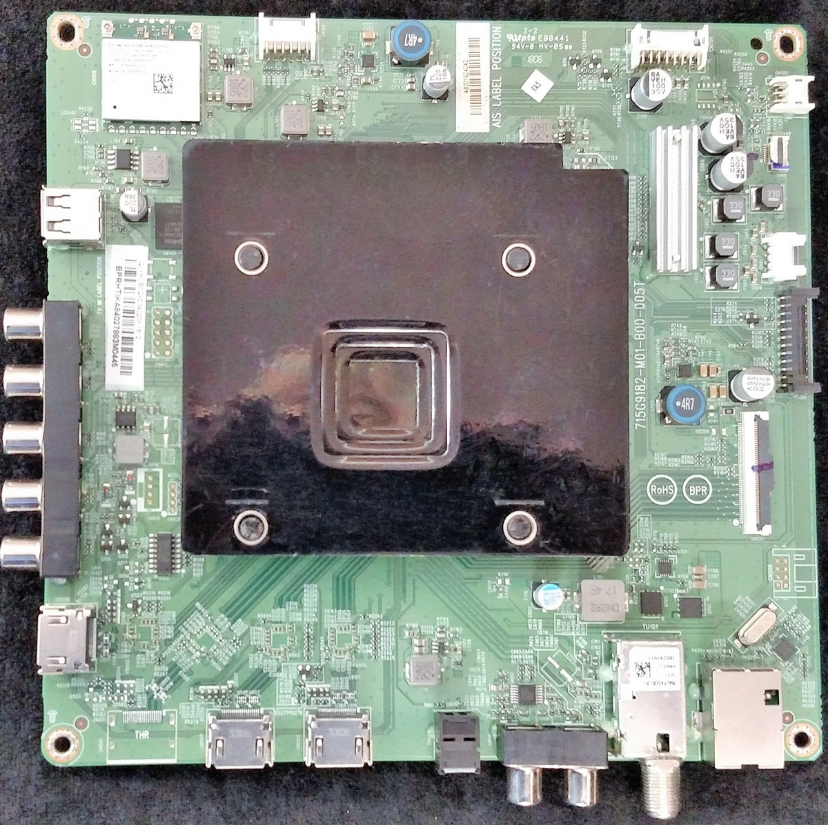 756TXHCB0QK034 Vizio Main Board, (X)XHCB0QK034020X, 715G9182-M01-B00-005T, E43-F1