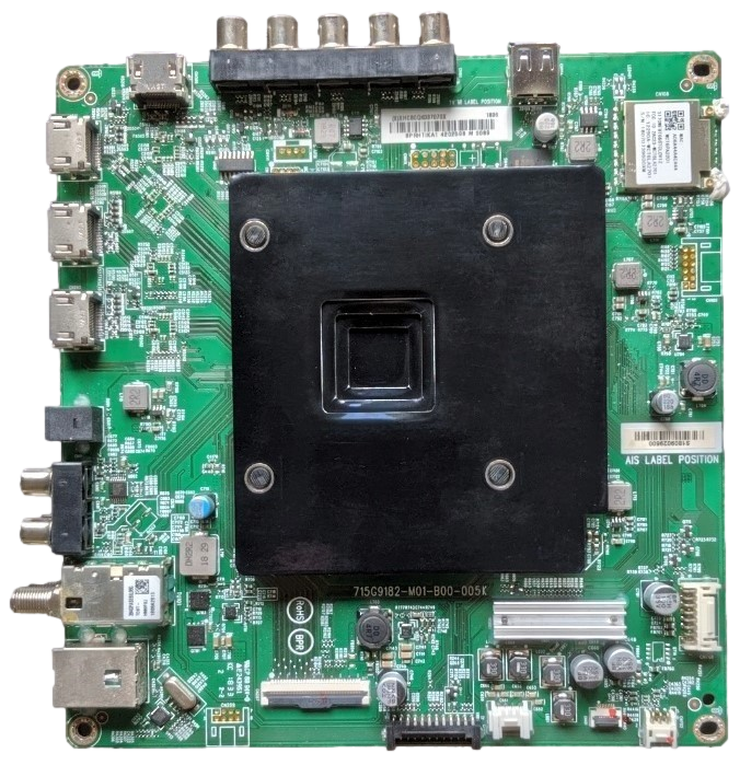 756TXHCB0QK037 Vizio Main Board, 756TXHCB0QK037, 715G9182-M01-B00-005K, E75-F1