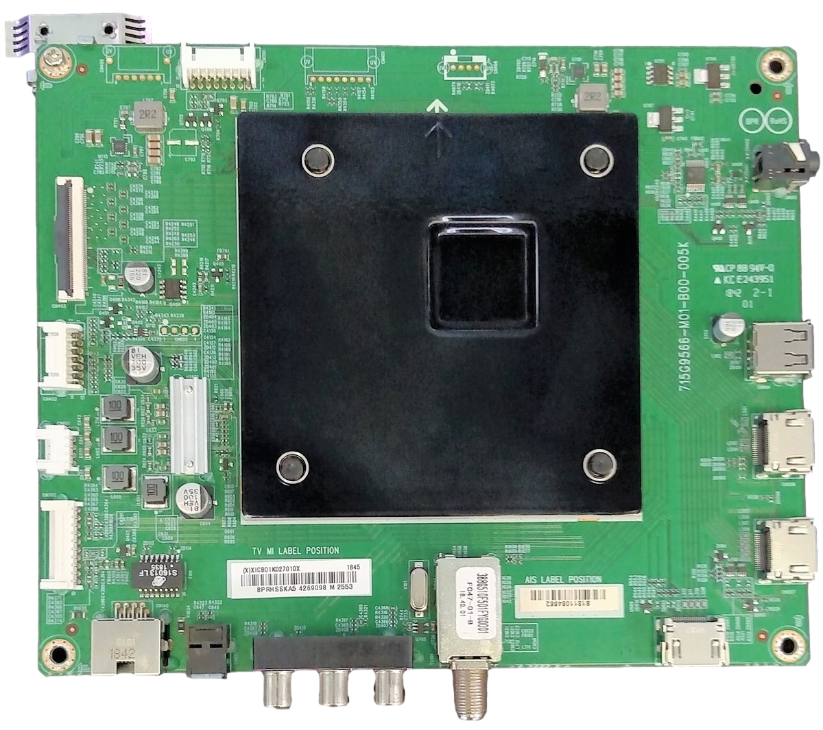 756TXICB01K0270 Insignia Main Board, 756TXICB01K027, (X)XICB01K027010X, 4269098, NS-50DF710NA19