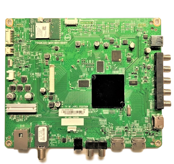 756TXICB02K015 Vizio Main Board, (X)XICB02015020X, 715G8320-M01-B01-004Y, 4127317, D50f-F1