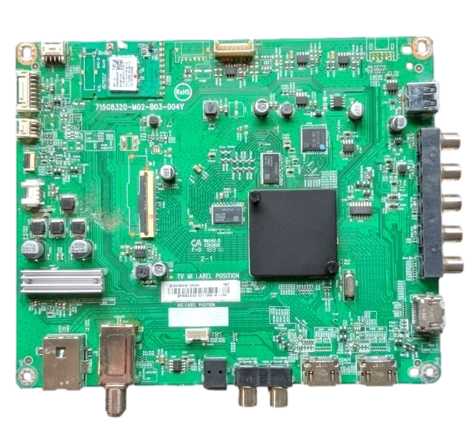 756TXICB02K019 Vizio Main Board, 715G8320-M02-B03-004Y, D43F-F1