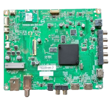 756TXICB02K019 Vizio Main Board, 715G8320-M02-B03-004Y, D43F-F1