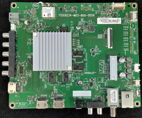 756TXICB02K033 Vizio Main Board, 715G9234-M03-B00-005K, (X)XICB02K033010X, E43-F1