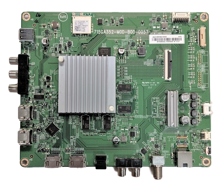 756TXICB02K041 Vizio Main Board, 756TXICB02K0410, 715GA352-M0D-B00-005T, (X)XICB02K041020X, E88441, M507-G1