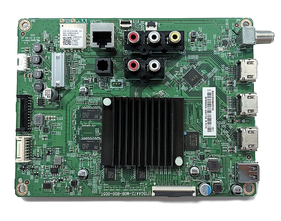 756TXICB02K0420 Vizio Main Board, 756TXICB02K042, (X)XICB02K0420, 715GA472-M0B-B00-005T, V556-G1