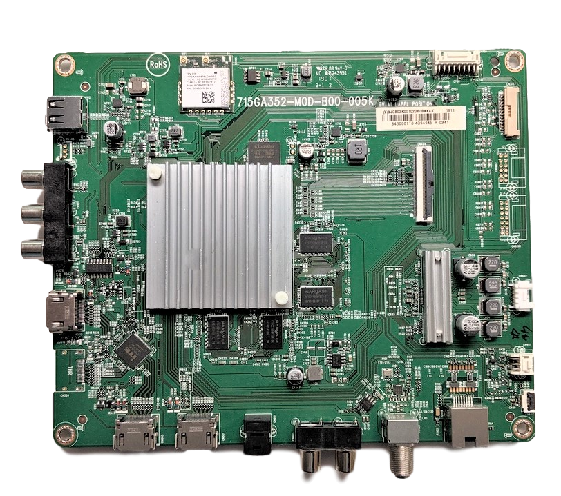 756TXJCB02K001 Vizio Main Board, 756TXJCB02K0010, 715GA352-M0D-B00-005K, (X)XJCB02K001030X, V436-G1