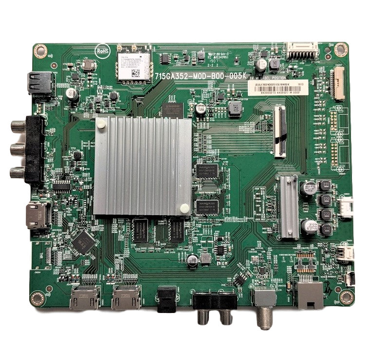 756TXJCB02K002 Vizio Main Board, (X)XJCB02K002010X/I8KKXK, 715GA352-M0D-B00-005K, E243951, E43-F1, V436-G1
