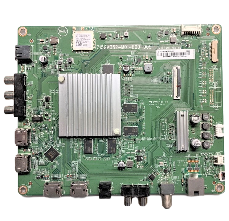 756TXJCB02K020 Vizio Main Board, 715GA352-M01-005T, M507-G1, M507RED-G1