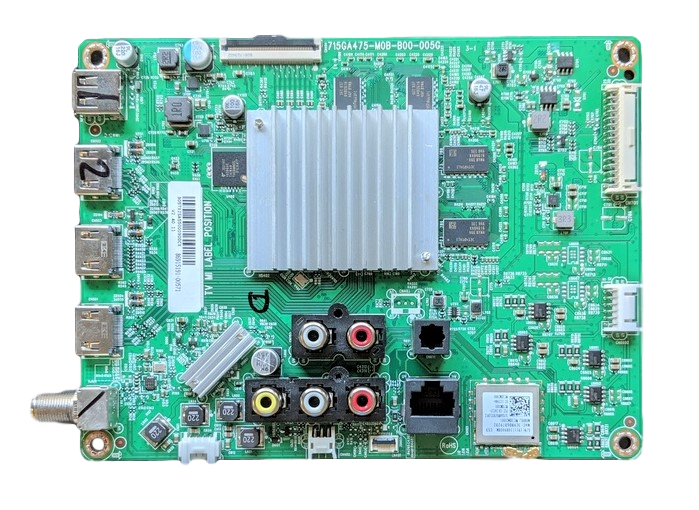 756TXJCB02K022 Vizio Main Board, 905TXJSA55000900CX, 715GA475-M0B-B00-005G, V555-G1