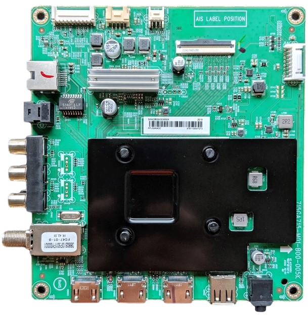 756TXKCB02K003 Insignia Main Board, 756TXKCB02K0030, 756TXKCB02K00301, GXKCB02K003000X, 715GA715-M01-B00-005K, NS-55DF710NA21 main board, NS-55DF710NA21