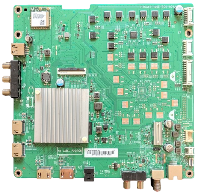 756TXKCB02K005 Vizio Main Board, (X)XKCB02K005010X, 756TXKCB02K005, 715GA671-M0E-B00-004Y, M50Q7-H1