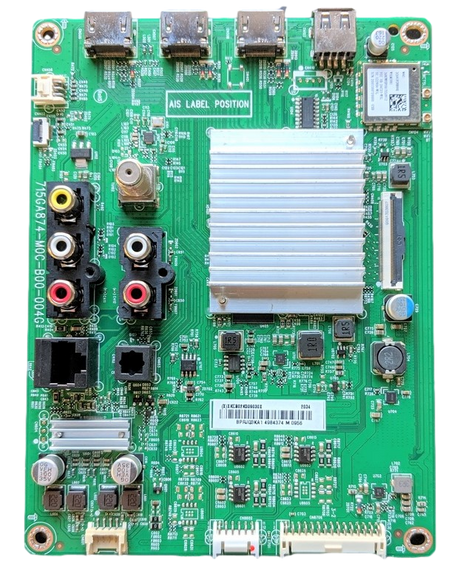 756TXKCB02K009 Vizio Main Board, 765GXKCB02K009, 715GA874-M0C-B00-004G, V435-H11