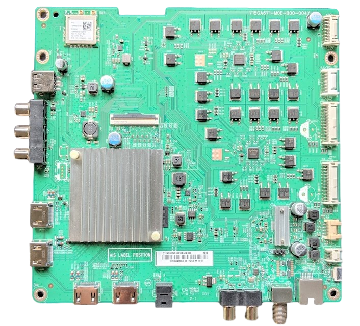 756TXKCB02K013 Vizio Main Board, (X)XKCB02K013010X, 715GA671-M0E-b00-004Y, E342828, M55Q7-H1
