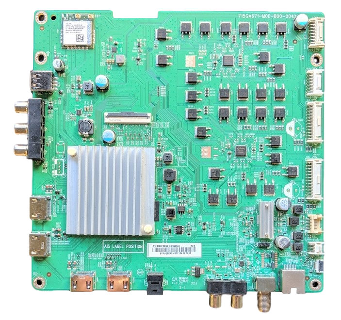 756TXKCB02K014 VIZIO Main Board, 715GA671-M0E-B00-004Y, (X)XKCB02K014, M65Q7-H1, M657Q1-H1