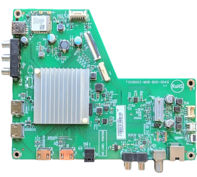 756TXKCB02K016 Vizio Main Board, 765GXKCB02K016, 715GB003-M0B-B00-004G, M65Q8-H1