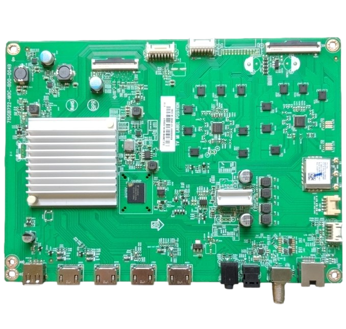 756TXLCB02K018 Vizio Main Board, (X)XLCB02K018010X, 715GB722-M0C-B00-004B, M55Q7-J01