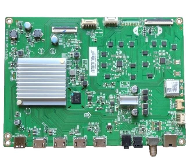 756TXLCB02K029 Vizio Main Board, 715GB722-M0C-B00-004D, (X)XLCB029020X, M58Q7-J01 LTYHH1K