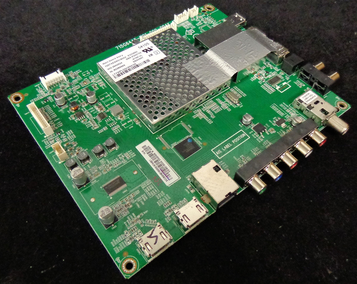 756XECB02K019 Vizio TV Module, main board, 756TXECB02K019, 715G6445-M01-000-004K, XECB02K019010X, E501i-B1E, E500i-B1