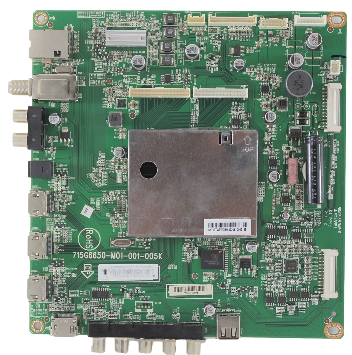 756XECB02K05001 Vizio Main Board, 756XECB02K050, 715G6650-M01-001-005K, 756XECB02K050, M422IB1