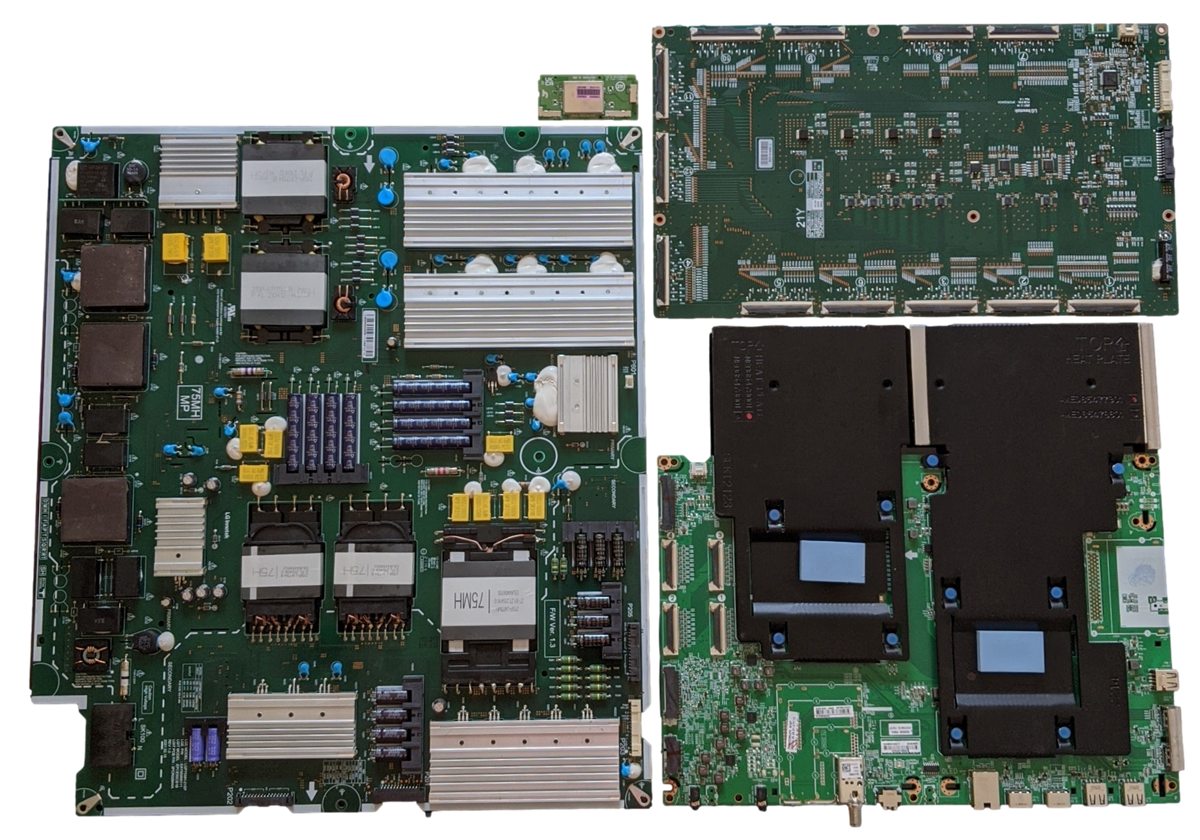 75QNED99UPA LG TV Repair Parts Kit, EBT66722401 Main Board, EAY65898111 Power Supply, EBR33089401 LED Driver, EAT65164802 Wifi, AUSYLJR, 75QNED99UPA