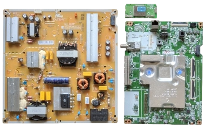 75UP8070PUA LG TV Repair Parts Kit, EBT66596002 Main Board, EAY65895541Power Supply, EAT65166902 Wifi, 75UP8070PUA.BUSFLKR