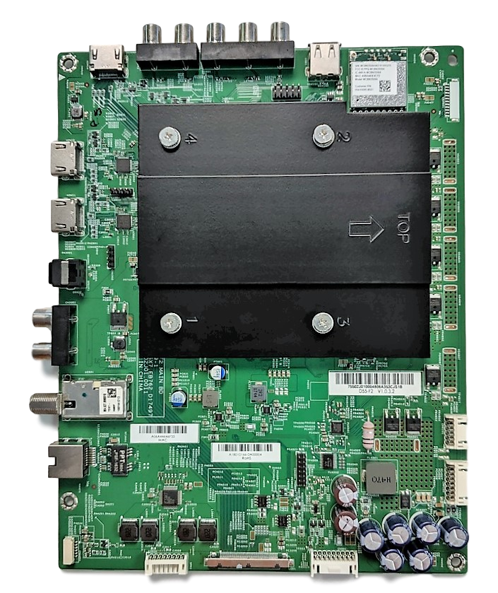 791.02J10.0001 Vizio Main Board, 755.02J01.0004, 748.02J01.0011, D55-F2