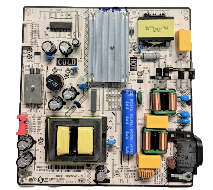 81-PBE055-H4C13A Philips Power Supply, SHG6004C-101H, 50PFL4864/F7
