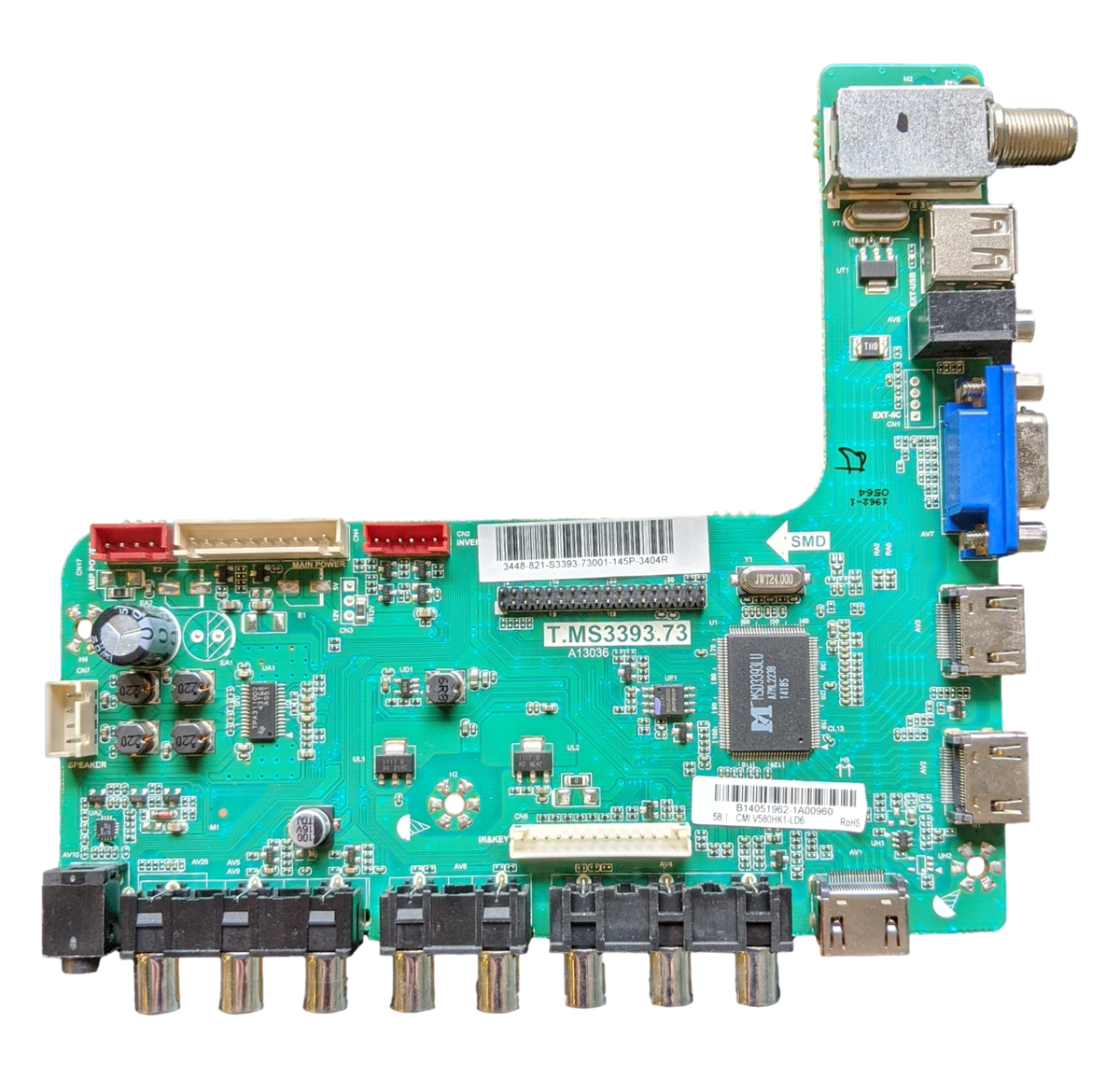 8140402325, Haier Main Board, T.MS3393.73, LE58F3281