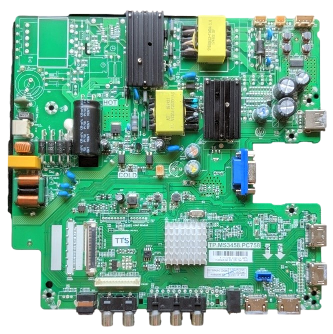 8142123342084 Sceptre Main Board / Power Supply, HV430QUB-N4D BOE, TP.MS3458.PC758, H17123423, U435CV-UMR