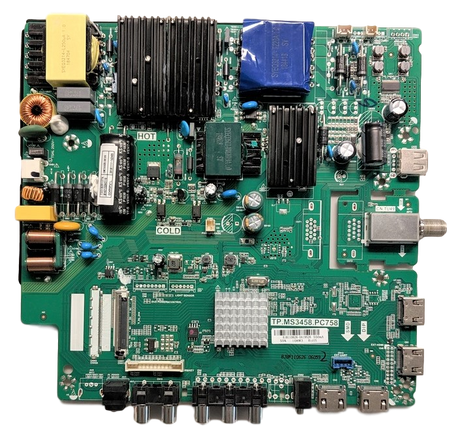 8142123342110 Onn Main Board/Power Supply, TP.MS3458.PC758, 8142123342110, V500DJ6-QE1, ONC50UB18C05