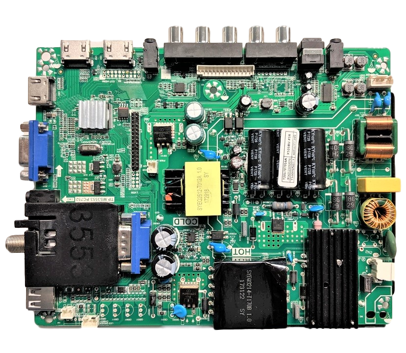 8142123352073 Sceptre Main Board/Power Supply, TP.MS3353.PC752, K17083924, X505BV-FSR