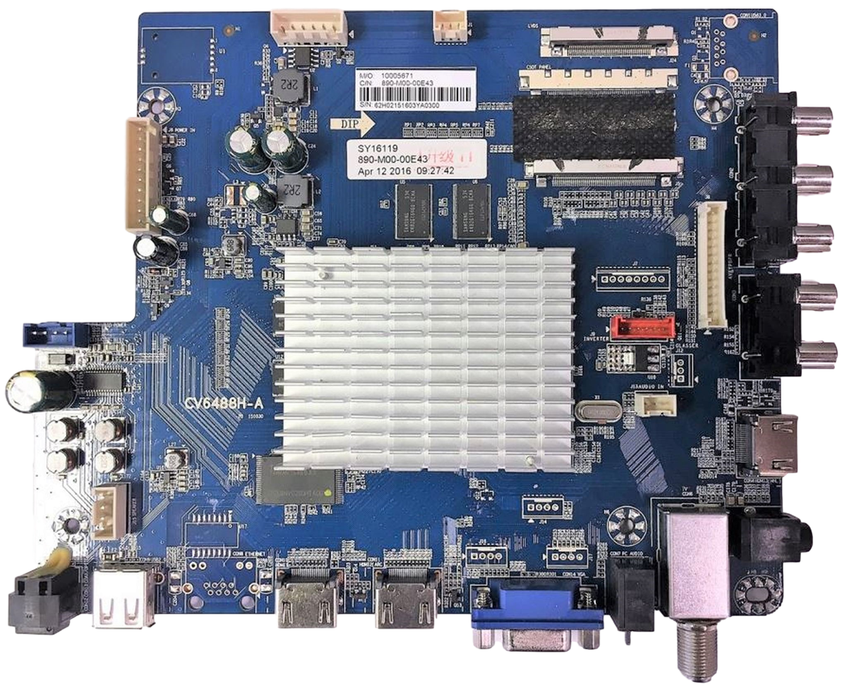 890-M00-00E43 Kenmore Main Board, CV6488H-A, 348.71398610