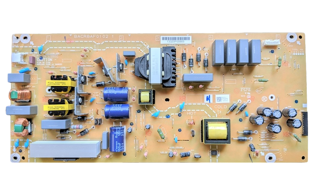 ACR8CMPW-001 Magnavox Power Supply, BACR8AF0102 1, 65MV379R/F7, FW65R70F, 65MV379R/F7 A