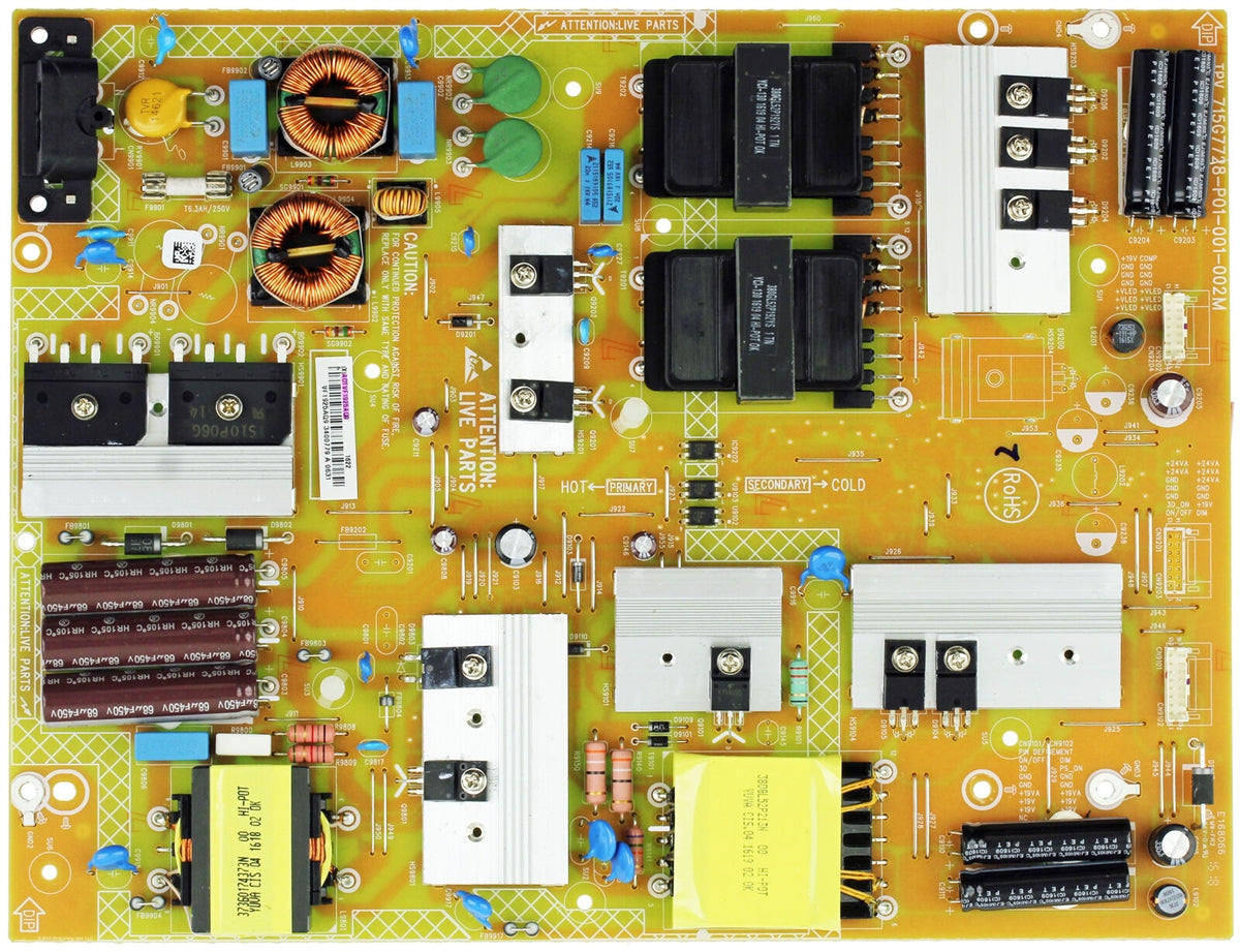 ADTVF1925AQ9 Vizio Power Supply, 715G7728-P01-001-002M, (X)ADTVF1925AQ9, M50-D1, M50-D1 LTMWUXAS