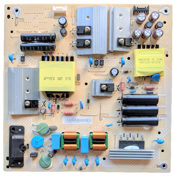 ADTVI1312AA5 Vizio Power Supply, (X)ADTVI1312AA5, 715G9165-P02-001-003M, D50-F1