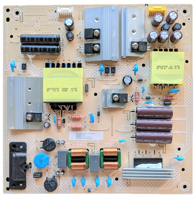 ADTVK1812XBJ Vizio Power Supply, (X)ADTVK1812XBJ, 715G9165-P01-002-003M, VK1812XBJ, V585-H11