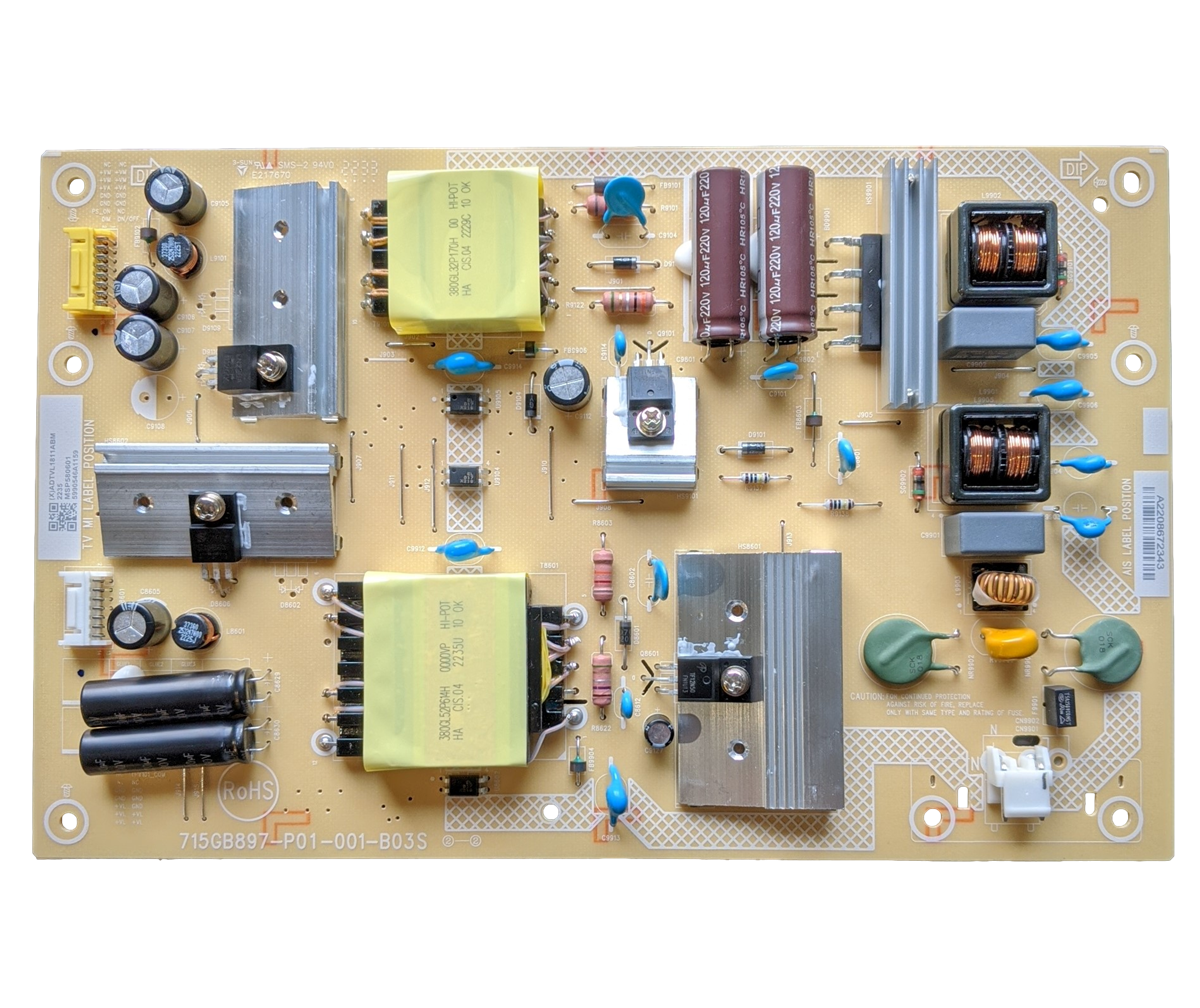 ADTVL1811ABM VIZIO Power Supply Board, (X)ADTVL1811ABM, 715GB897-P01-001-B03S, V585M-K01