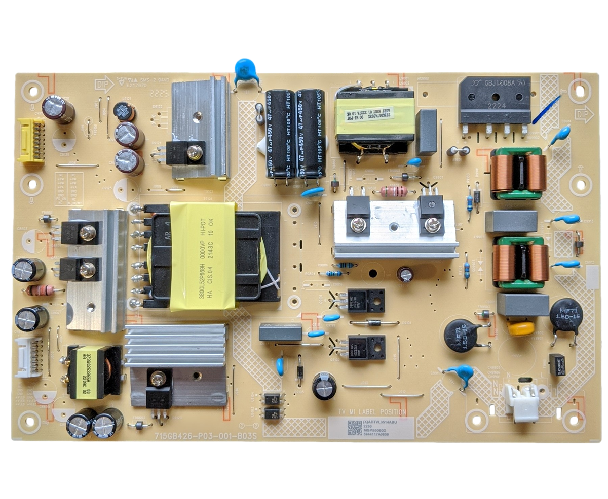 ADTVL3514ABU VIZIO Power Supply, (X)ADTVL3514ABU, 715GB426-P03-001-B03S, 2230, MSP550602, M55Q6M-K01