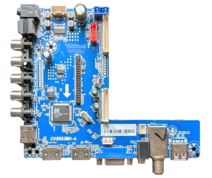 AE0010823 RCA Main Board, 73H0501, CV3553BH-A, RLED6090